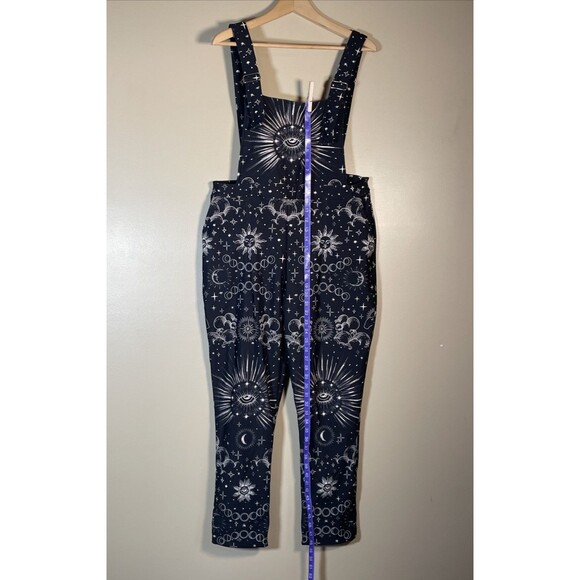 Blackmilk Celestial Eye Overalls Pants Size XL. NWT New Mystical Black Milk - Picture 5 of 13
